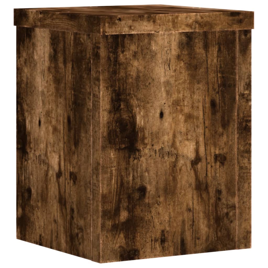 Supporti per Piante 2 pz Rovere 15x15x20 cm Legno Multistrato | homemem39
