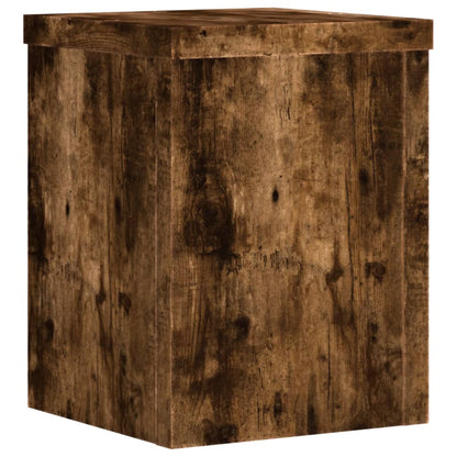 Supporti per Piante 2 pz Rovere 15x15x20 cm Legno Multistrato | homemem39