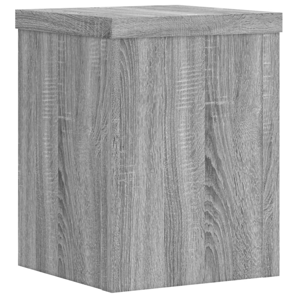 Supporti per Piante 2 pz Grigio 15x15x20 cm in Multistrato | homemem39