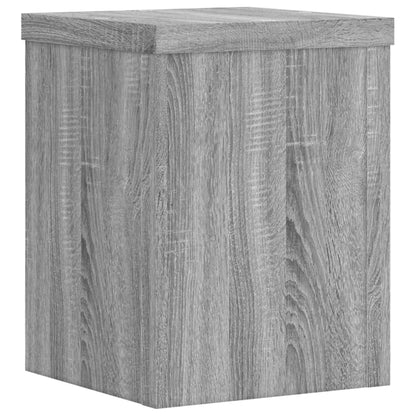 Supporti per Piante 2 pz Grigio 15x15x20 cm in Multistrato | homemem39