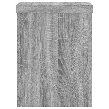 Supporti per Piante 2 pz Grigio 15x15x20 cm in Multistrato - homemem39