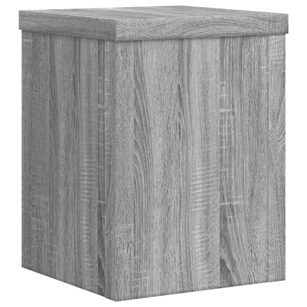 Supporti per Piante 2 pz Grigio 15x15x20 cm in Multistrato | homemem39