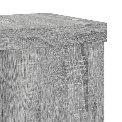 Supporti per Piante 2 pz Grigio 15x15x20 cm in Multistrato | homemem39