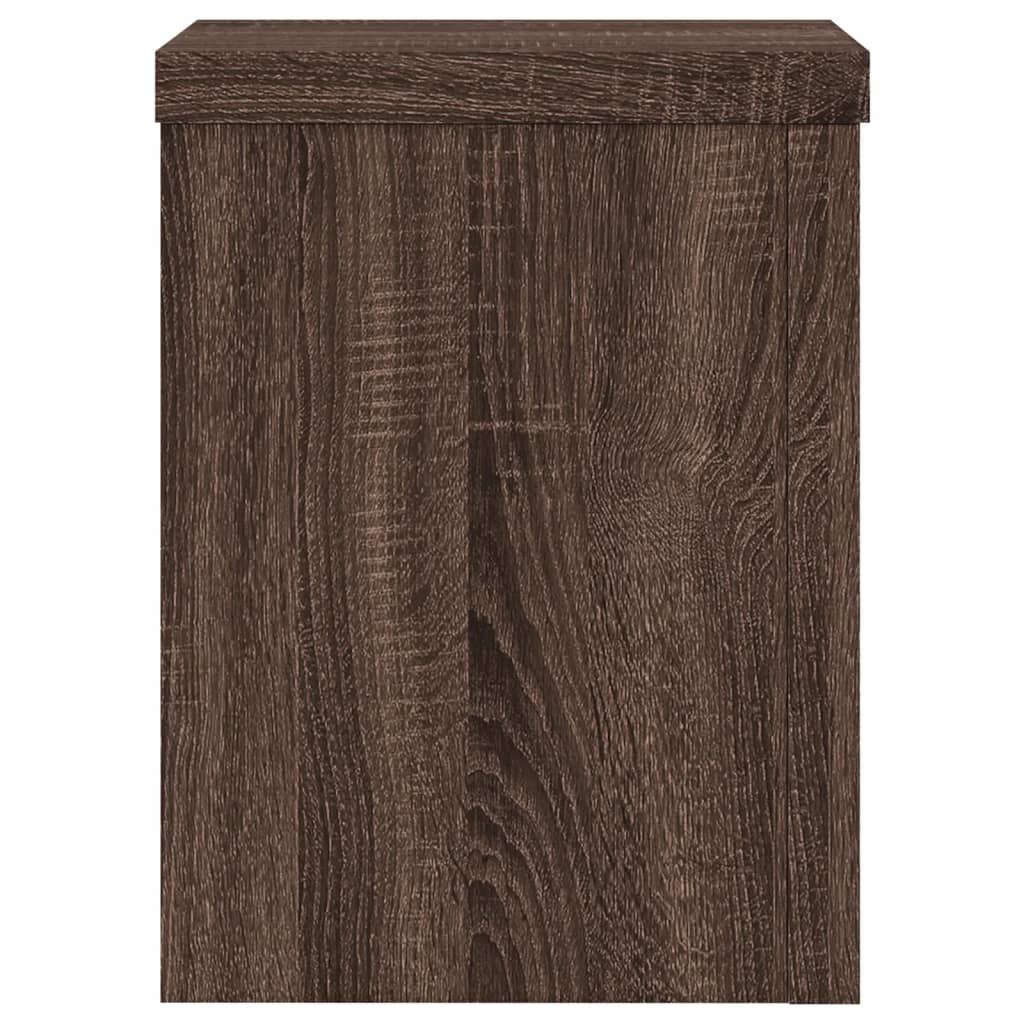 Supporti per Piante 2 pz Marrone 15x15x20 cm Legno Multistrato