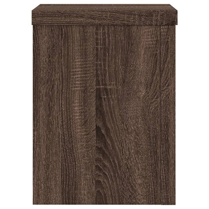 Supporti per Piante 2 pz Marrone 15x15x20 cm Legno Multistrato