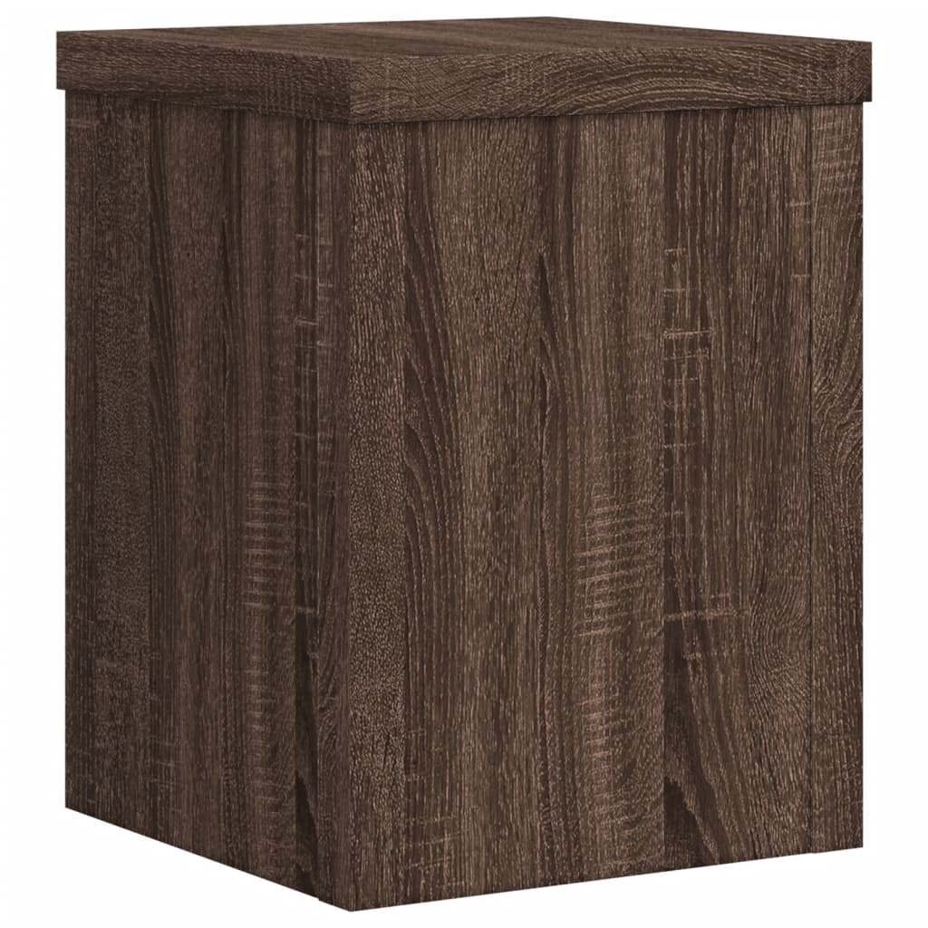 Supporti per Piante 2 pz Marrone 15x15x20 cm Legno Multistrato