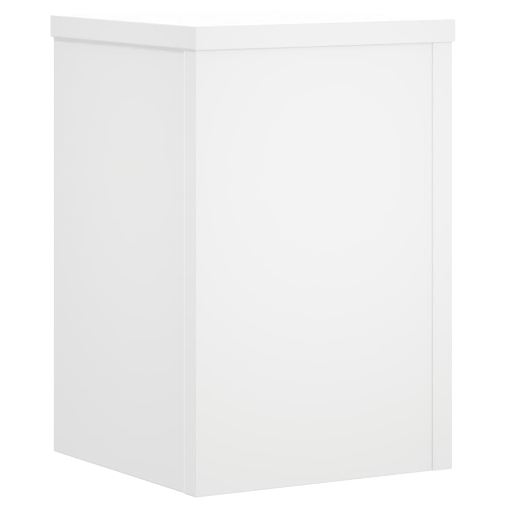 Supporti per Piante 2 pz Bianchi 20x20x30 cm Legno Multistrato | homemem39