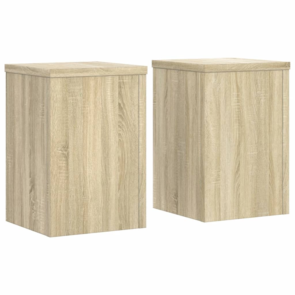 Supporti per Piante 2 pz Rovere 20x20x30 cm in Multistrato | homemem39