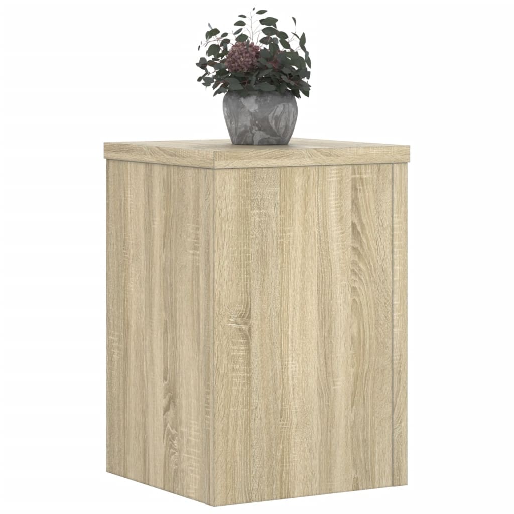 Supporti per Piante 2 pz Rovere 20x20x30 cm in Multistrato | homemem39