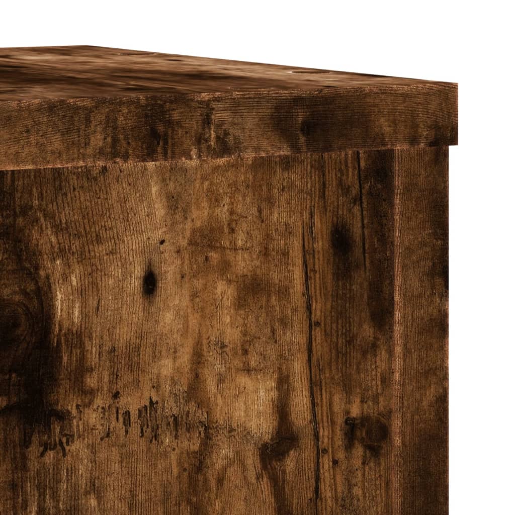 Supporti per Piante 2 pz Rovere 20x20x30 cm Legno Multistrato | homemem39