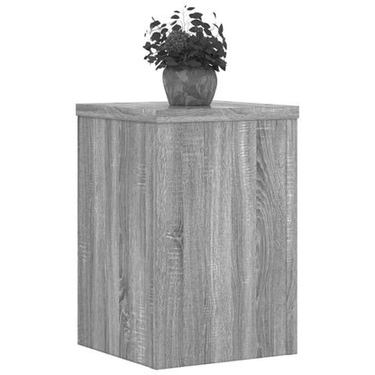 Supporti per Piante 2 pz Grigio 20x20x30 cm in Multistrato | homemem39
