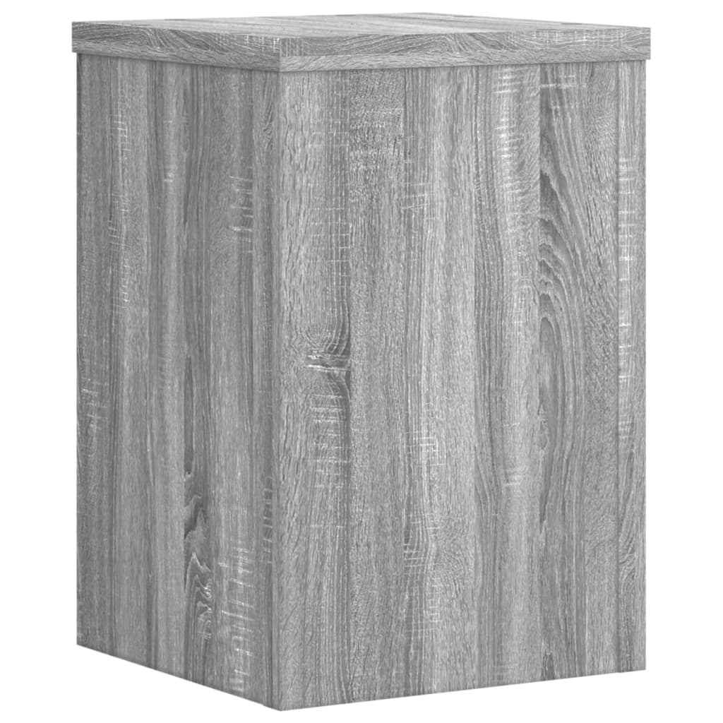 Supporti per Piante 2 pz Grigio 20x20x30 cm in Multistrato | homemem39