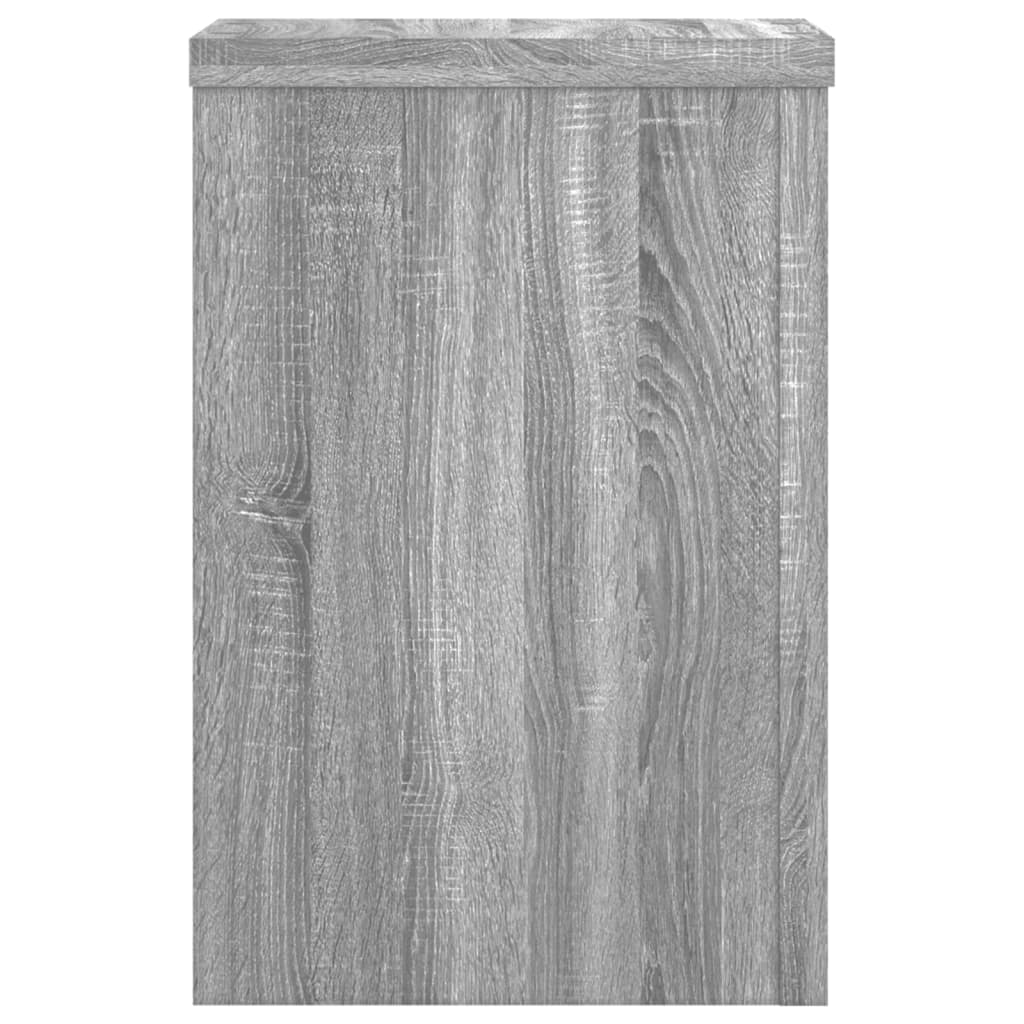Supporti per Piante 2 pz Grigio 20x20x30 cm in Multistrato | homemem39