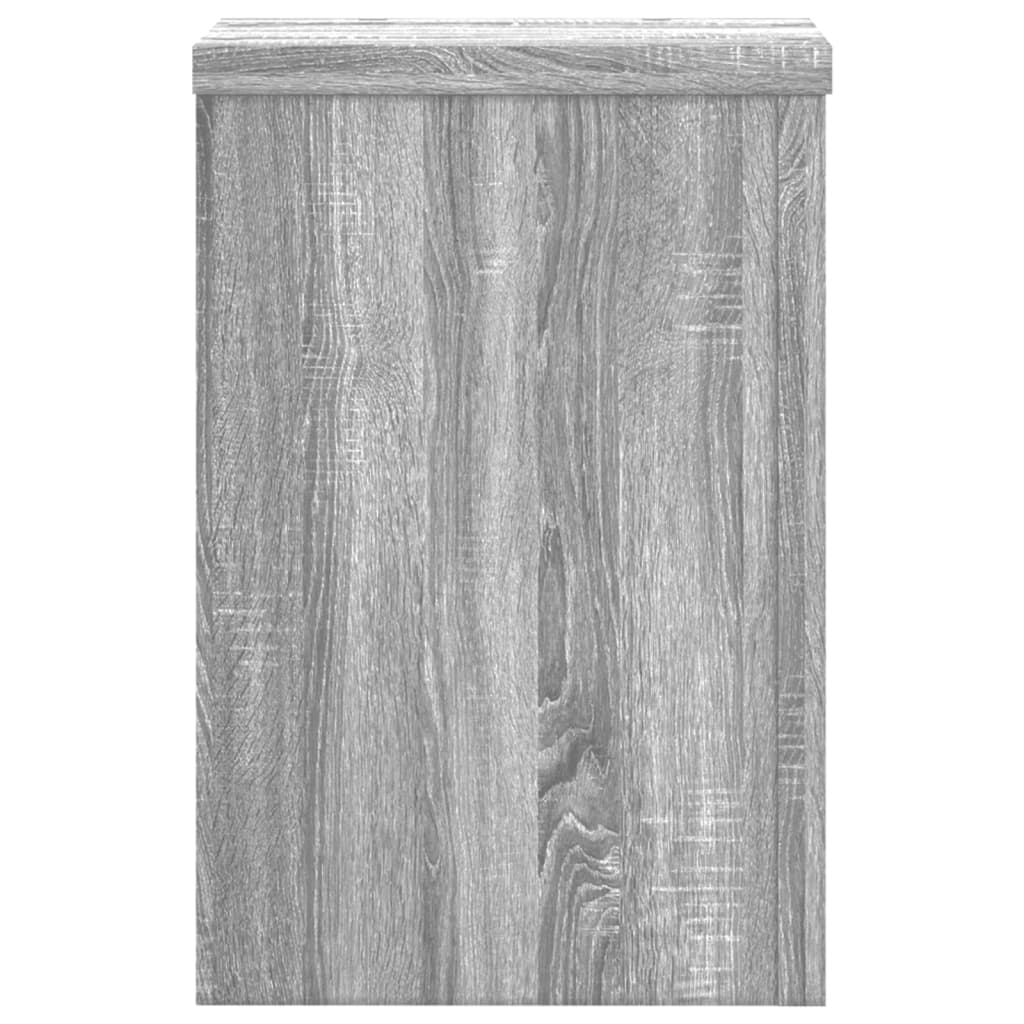 Supporti per Piante 2 pz Grigio 20x20x30 cm in Multistrato | homemem39
