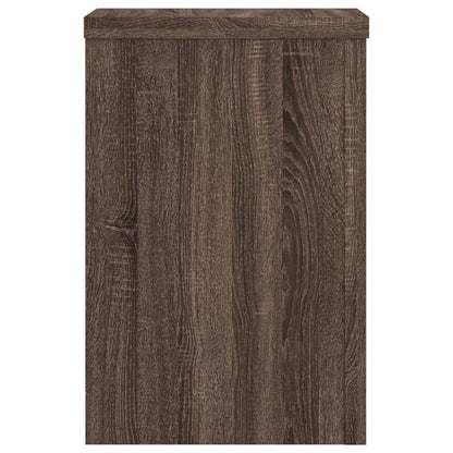 Supporti per Piante 2 pz Marrone 20x20x30 cm Legno Multistrato