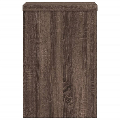 Supporti per Piante 2 pz Marrone 20x20x30 cm Legno Multistrato