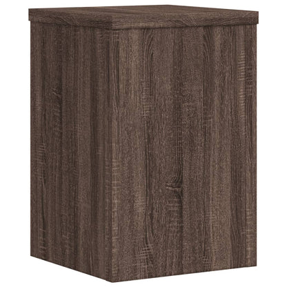 Supporti per Piante 2 pz Marrone 20x20x30 cm Legno Multistrato