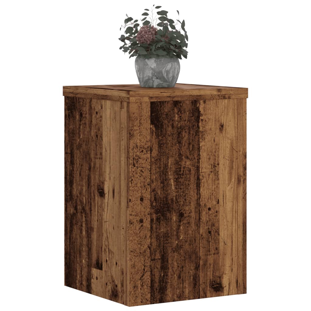 Supporti per Piante 2 pz Legno 20x20x30 cm Legno Multistrato - homemem39