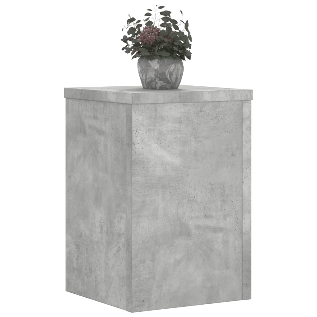 Supporti per Piante 2 pz Grigio 25x25x35 cm Legno Multistrato | homemem39
