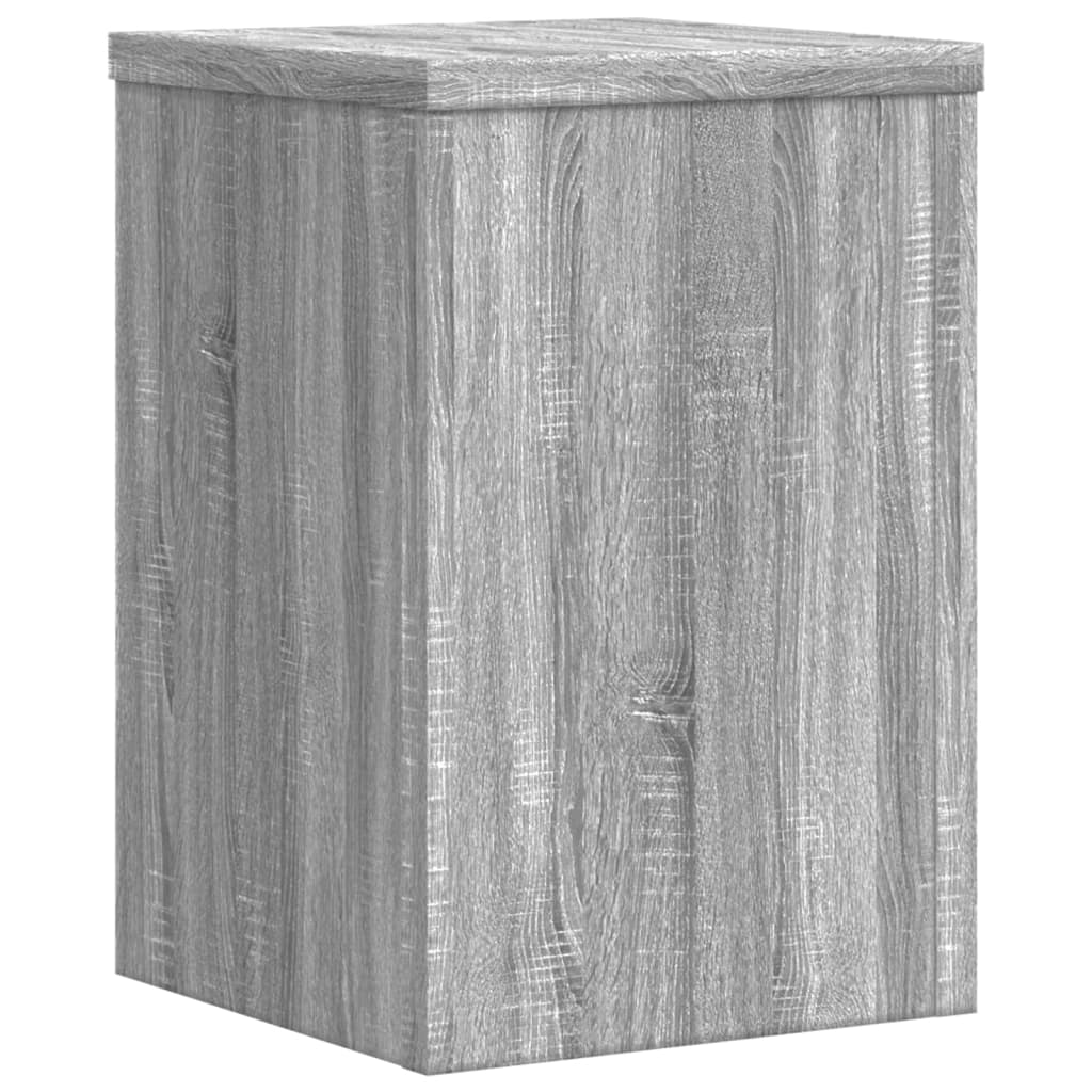 Supporti per Piante 2 pz Grigio 25x25x35 cm in Multistrato - homemem39