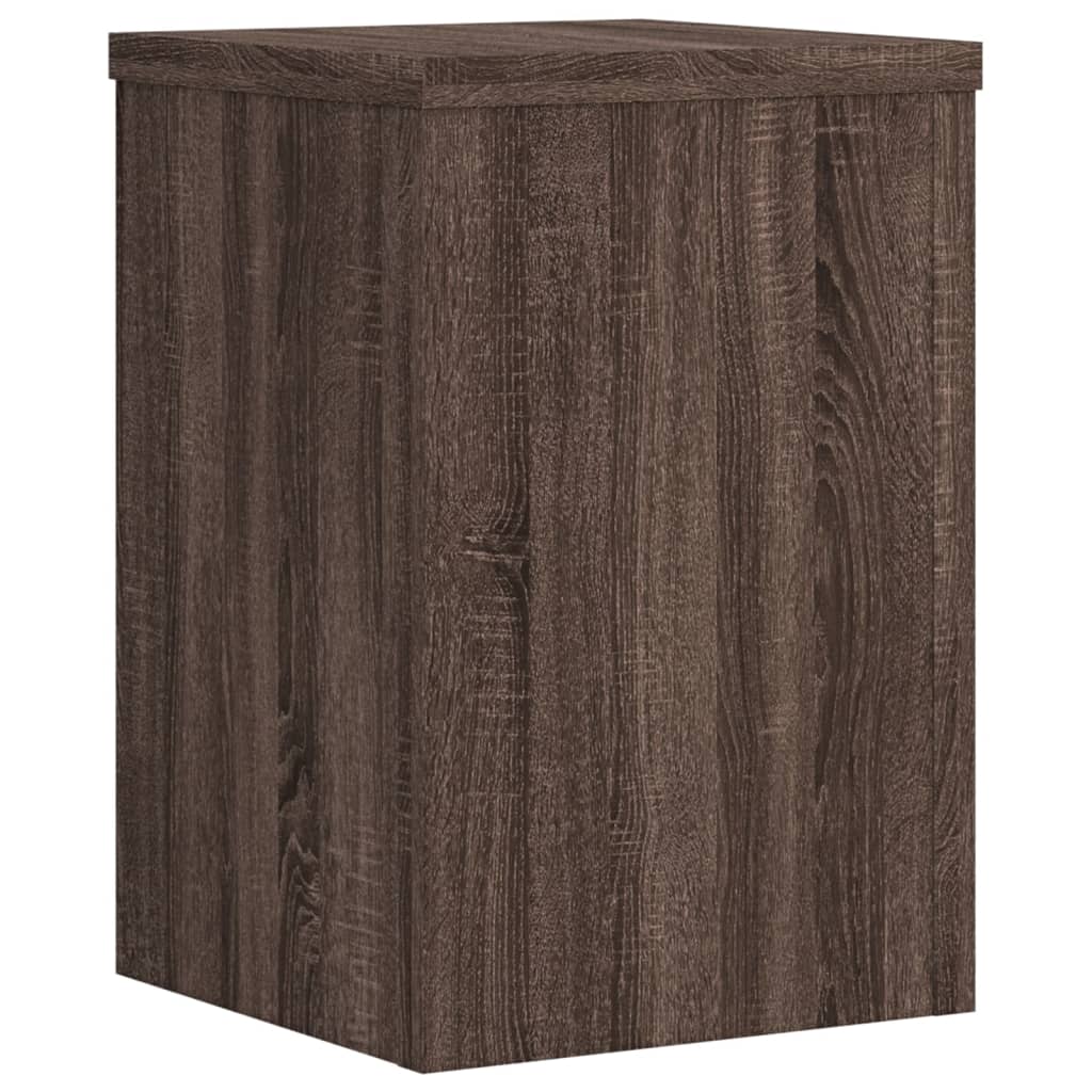 Supporti per Piante 2 pz Marrone 25x25x35 cm Legno Multistrato | homemem39