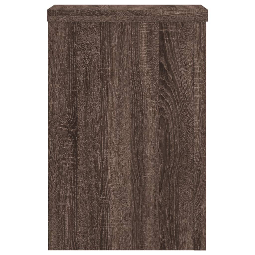 Supporti per Piante 2 pz Marrone 25x25x35 cm Legno Multistrato - homemem39