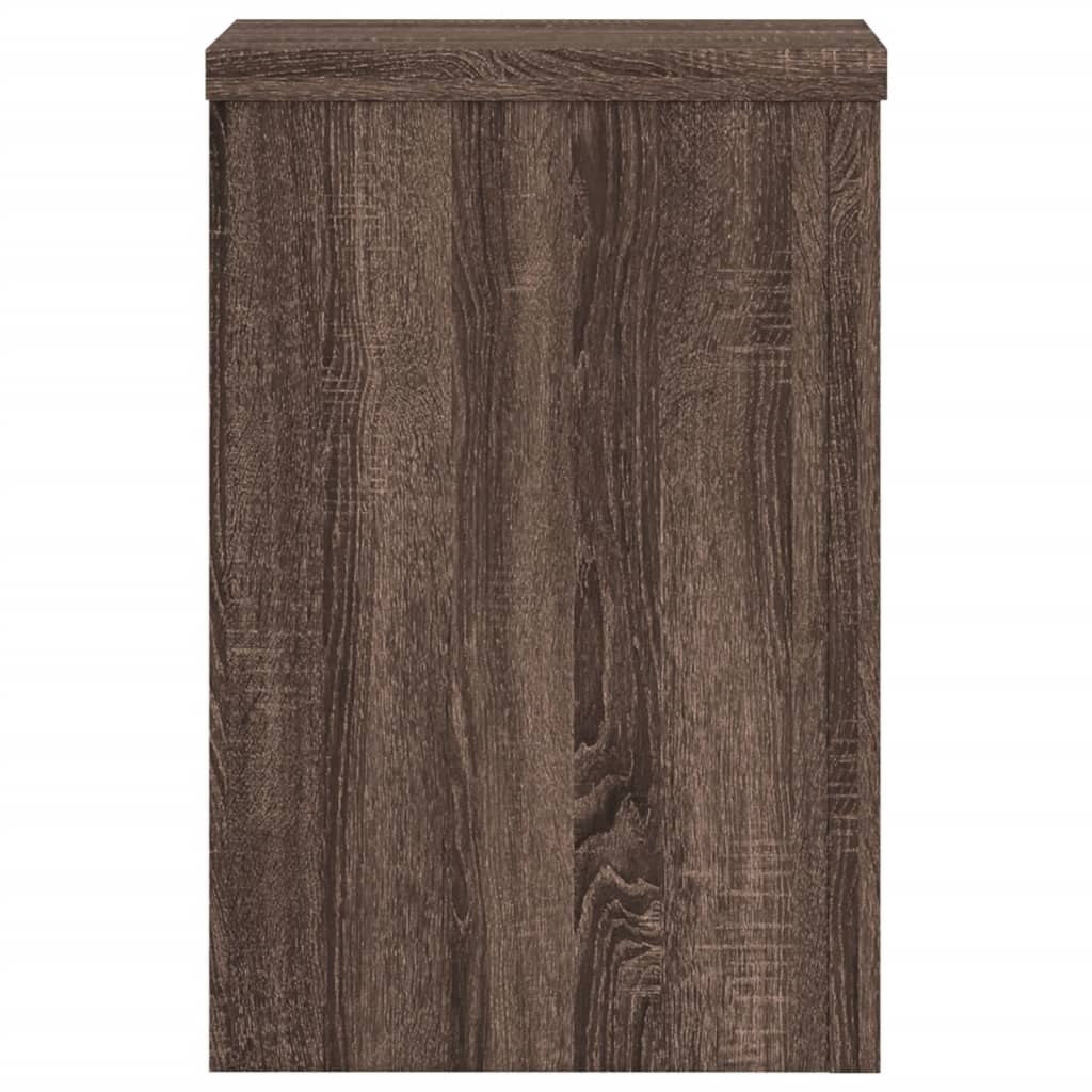 Supporti per Piante 2 pz Marrone 25x25x35 cm Legno Multistrato - homemem39