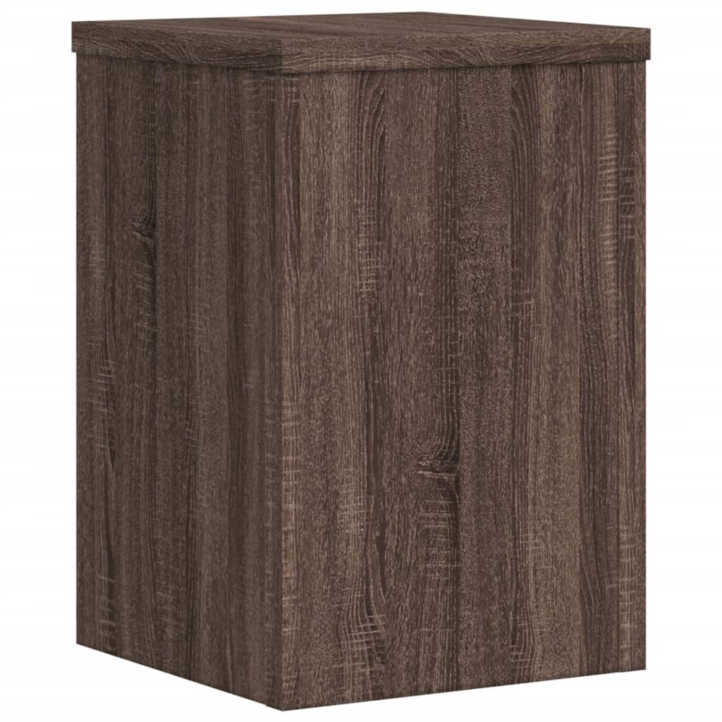 Supporti per Piante 2 pz Marrone 25x25x35 cm Legno Multistrato - homemem39