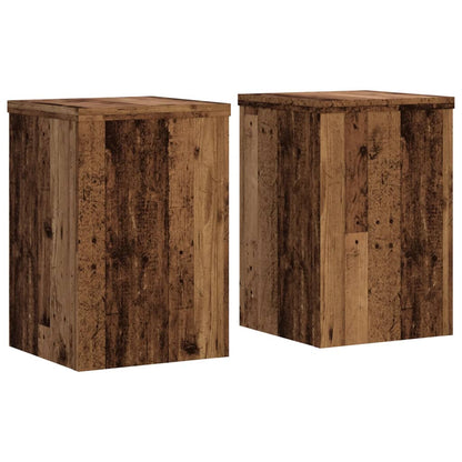 Supporti per Piante 2 pz Legno 25x25x35 cm Legno Multistrato - homemem39