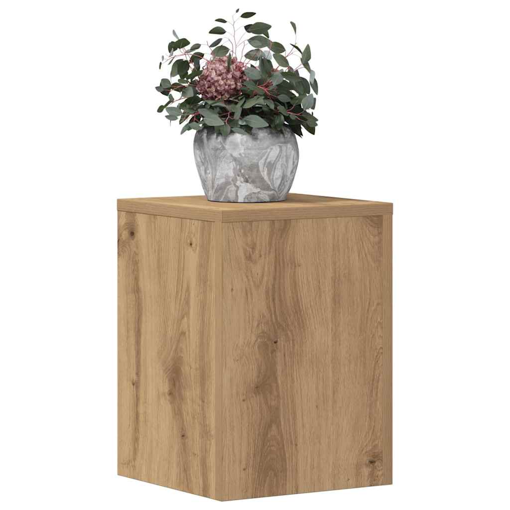Supporti per Piante 2 pz Rovere 25x25x35 cm in Multistrato | homemem39