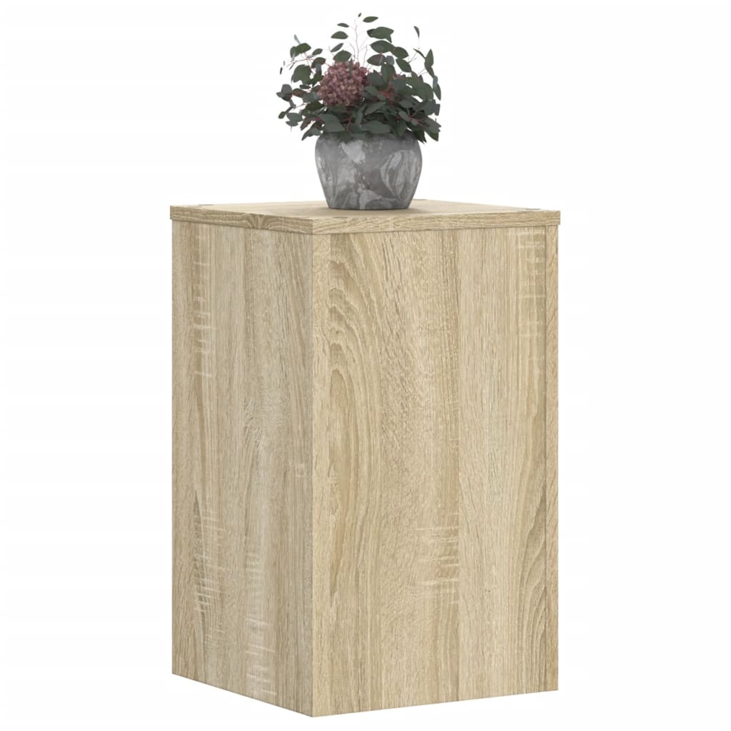 Supporti per Piante 2 pz Rovere 30x30x50 cm in Multistrato | homemem39
