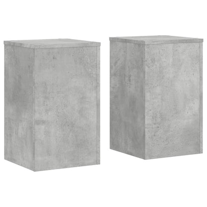 Supporti per Piante 2 pz Grigio 30x30x50 cm Legno Multistrato | homemem39