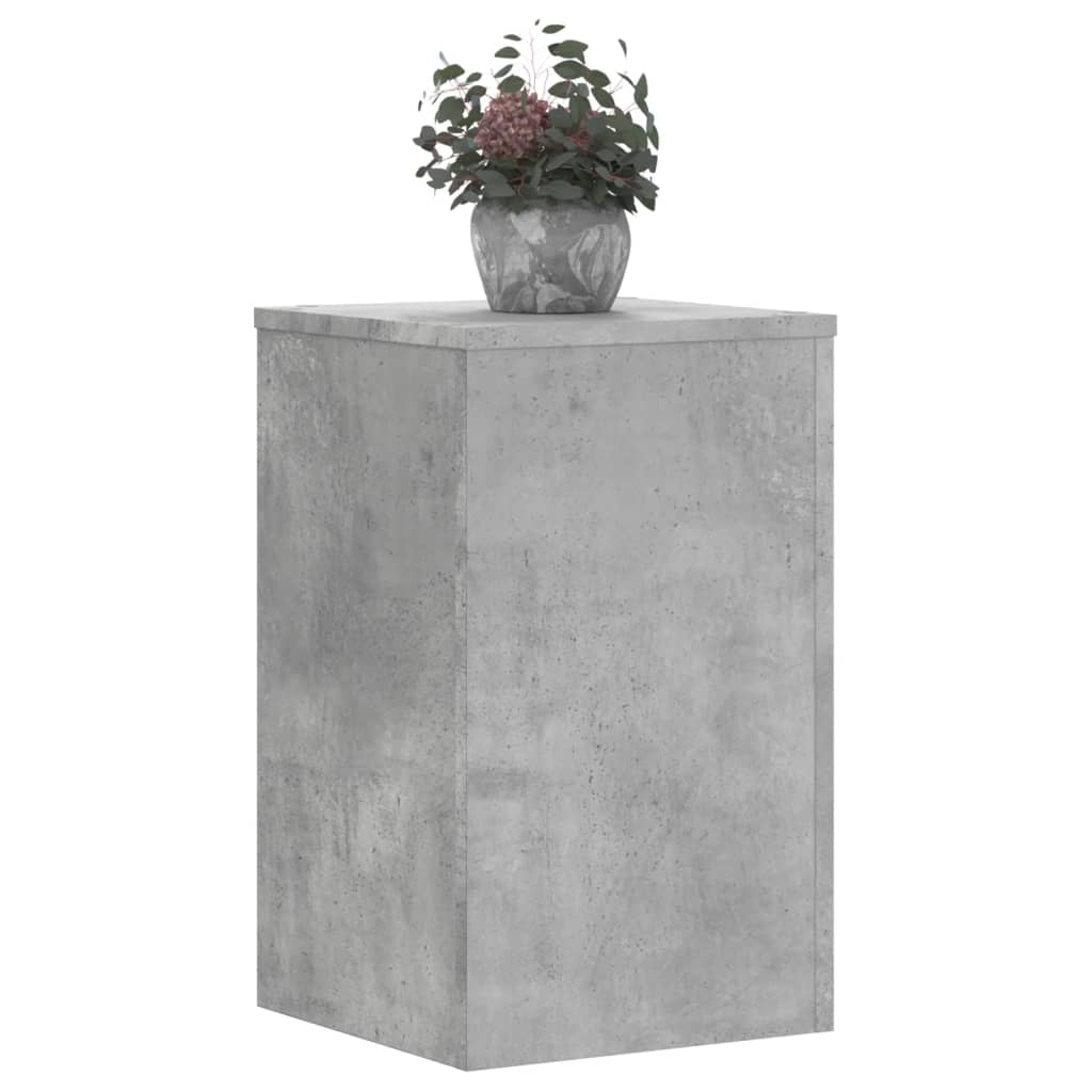 Supporti per Piante 2 pz Grigio 30x30x50 cm Legno Multistrato | homemem39