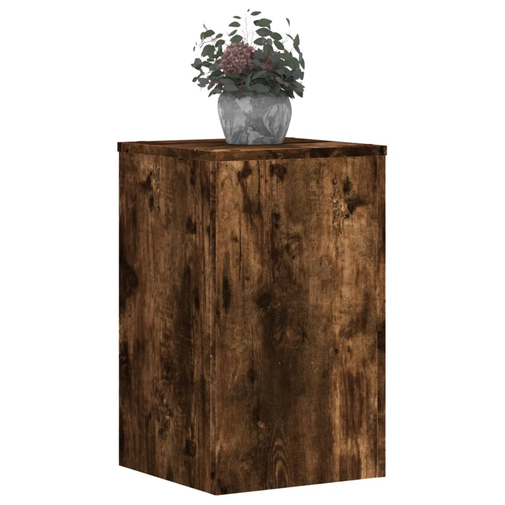 Supporti per Piante 2 pz Rovere 30x30x50 cm Legno Multistrato | homemem39