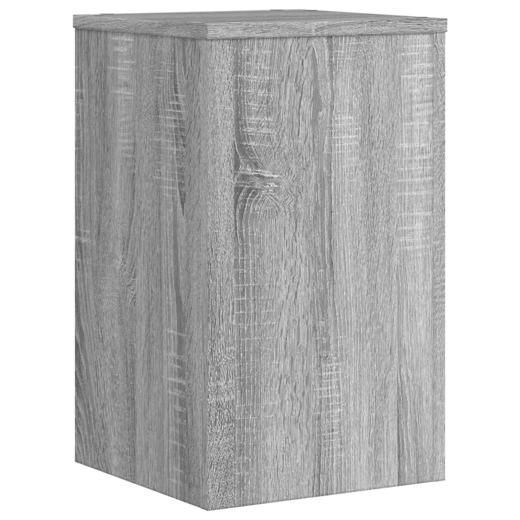 Supporti per Piante 2 pz Grigio 30x30x50 cm in Multistrato | homemem39