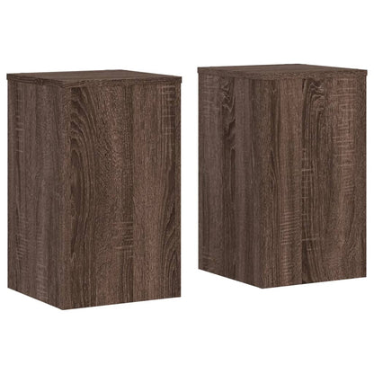 Supporti per Piante 2 pz Marrone 30x30x50 cm Legno Multistrato | homemem39