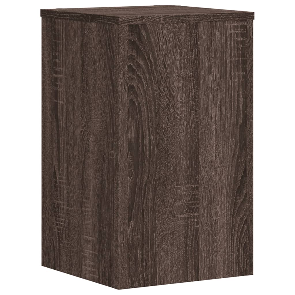 Supporti per Piante 2 pz Marrone 30x30x50 cm Legno Multistrato | homemem39