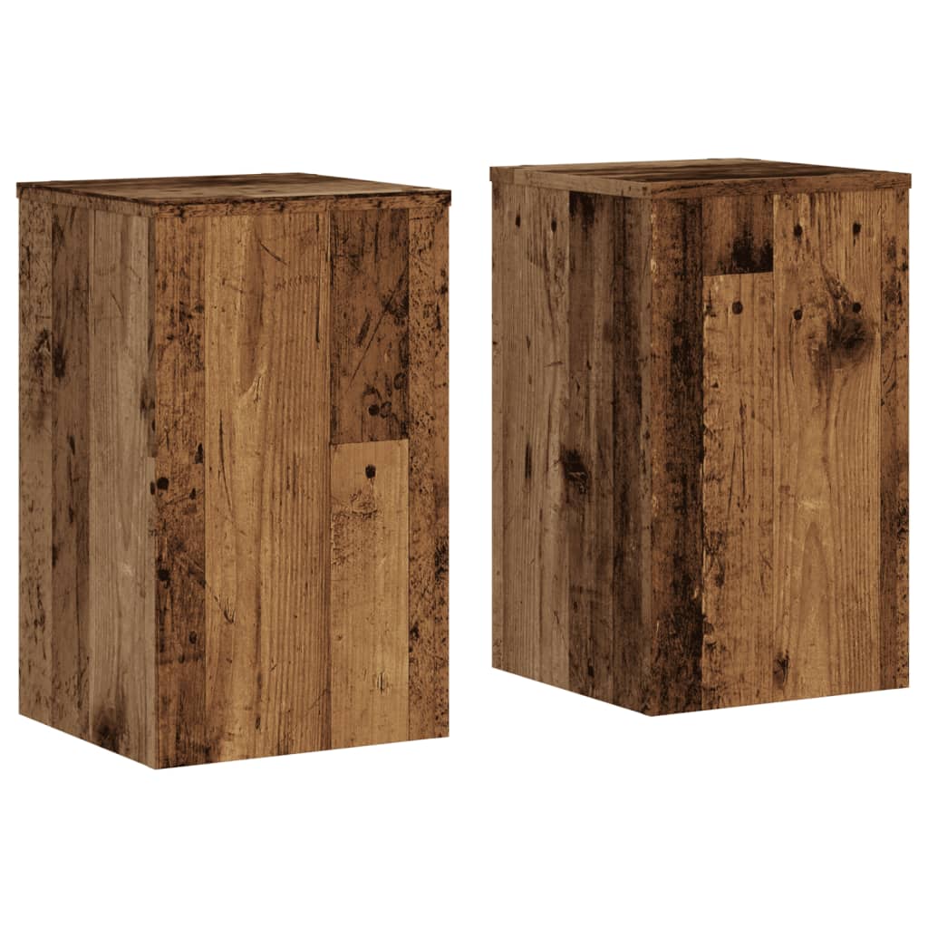 Supporti per Piante 2 pz Legno 30x30x50 cm Legno Multistrato | homemem39