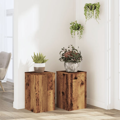 Supporti per Piante 2 pz Legno 30x30x50 cm Legno Multistrato | homemem39