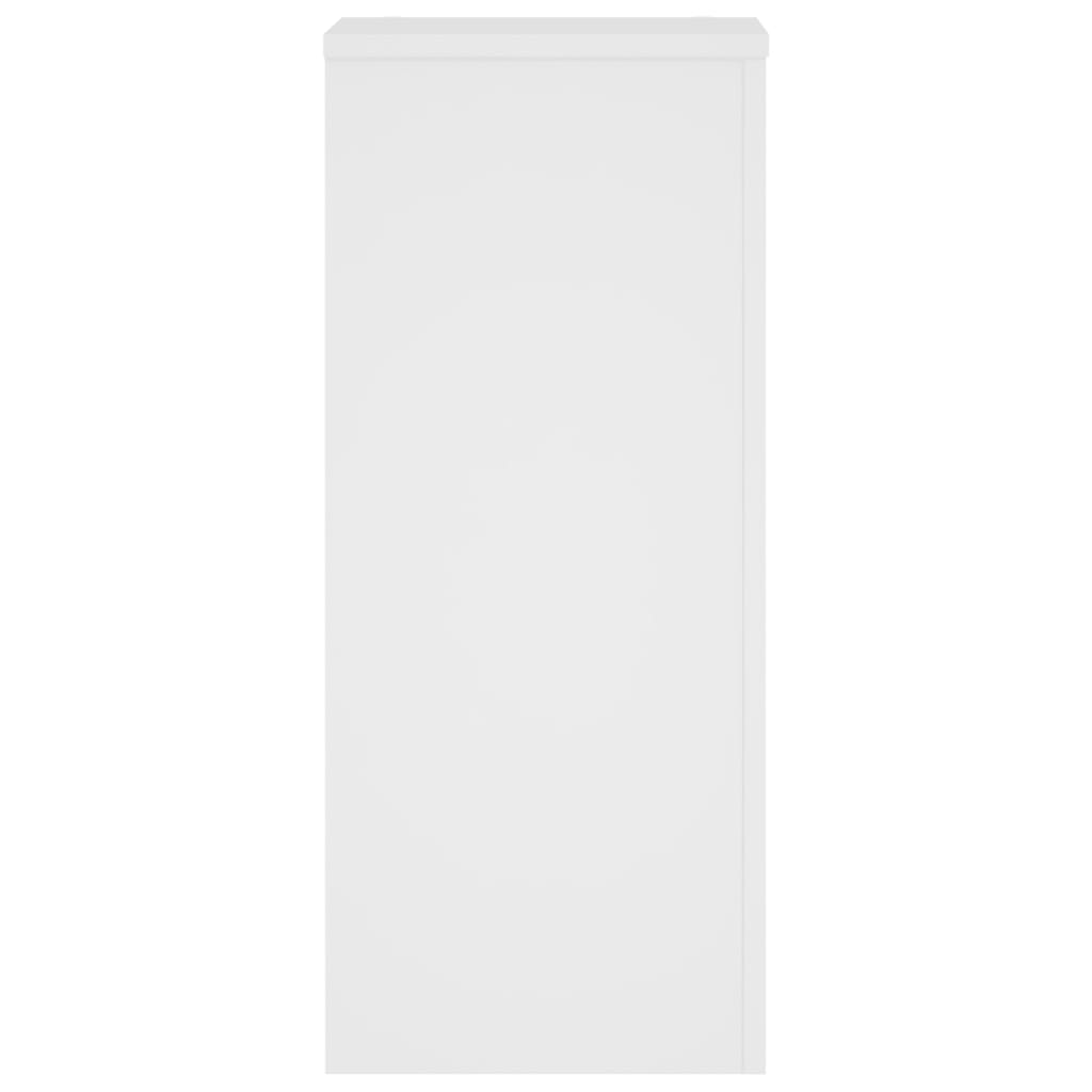 Supporti per Piante 2 pz Bianchi 30x30x70 cm Legno Multistrato | homemem39
