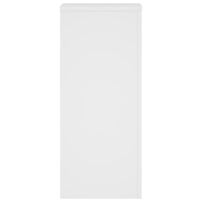 Supporti per Piante 2 pz Bianchi 30x30x70 cm Legno Multistrato - homemem39