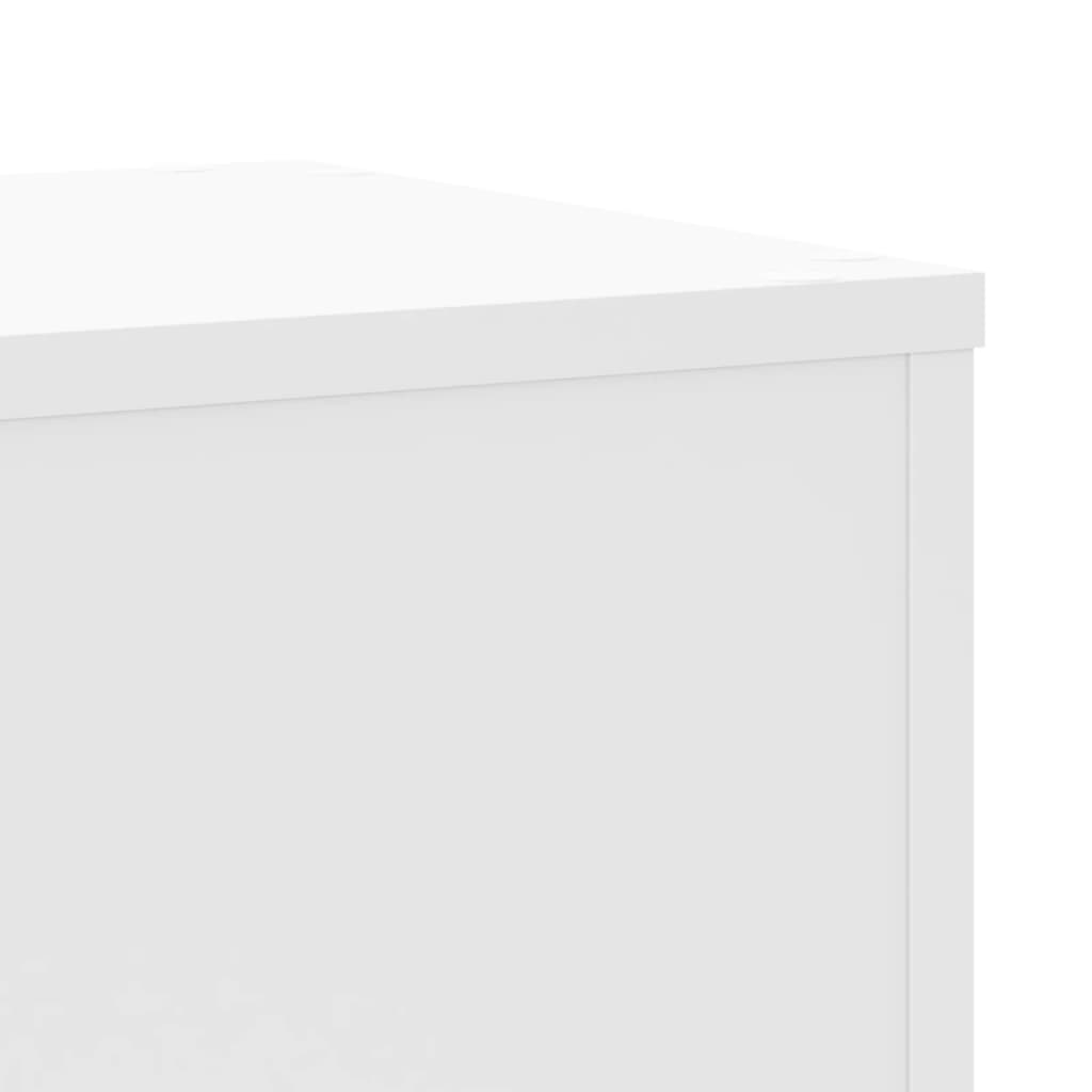 Supporti per Piante 2 pz Bianchi 30x30x70 cm Legno Multistrato - homemem39