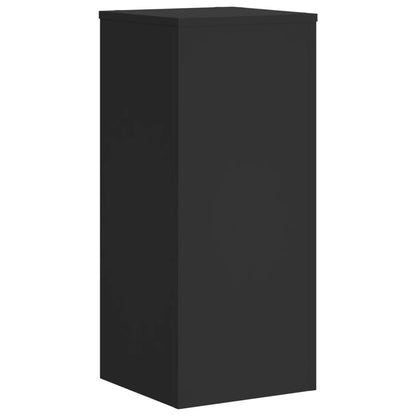 Supporti per Piante 2 pz Neri 30x30x70 cm Legno Multistrato - homemem39