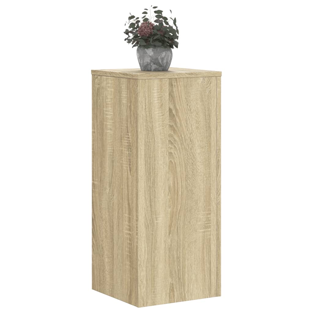 Supporti per Piante 2 pz Rovere 30x30x70 cm in Multistrato | homemem39