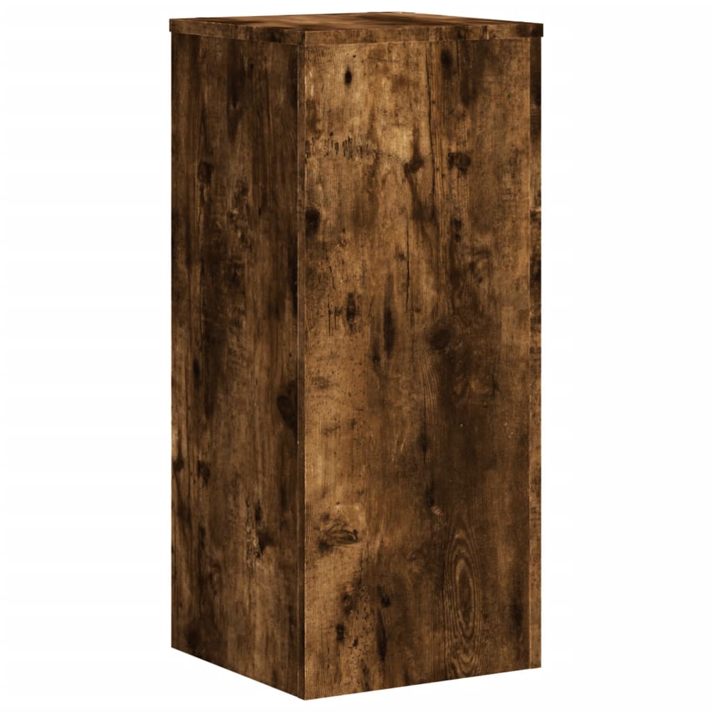 Supporti per Piante 2 pz Rovere 30x30x70 cm Legno Multistrato | homemem39