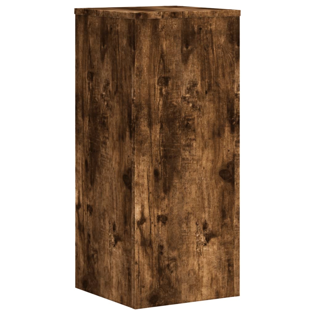 Supporti per Piante 2 pz Rovere 30x30x70 cm Legno Multistrato | homemem39