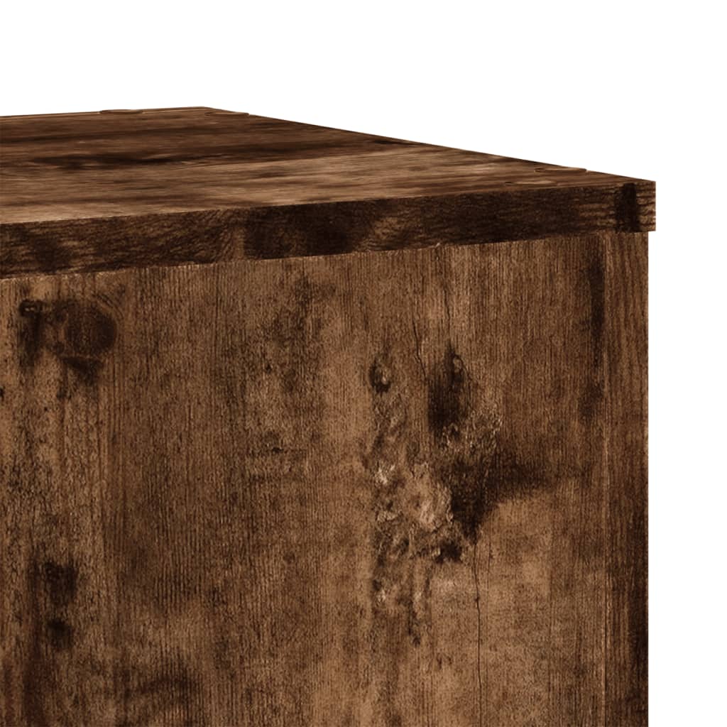 Supporti per Piante 2 pz Rovere 30x30x70 cm Legno Multistrato | homemem39