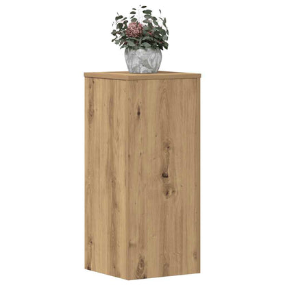 Supporti per Piante 2 pz Rovere 30x30x70 cm in Multistrato | homemem39