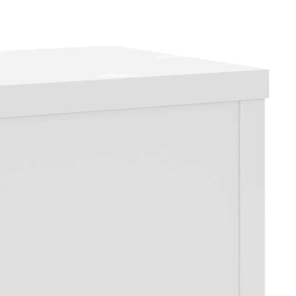 Supporti per Piante 2 pz Bianchi 17x17x60 cm Legno Multistrato - homemem39