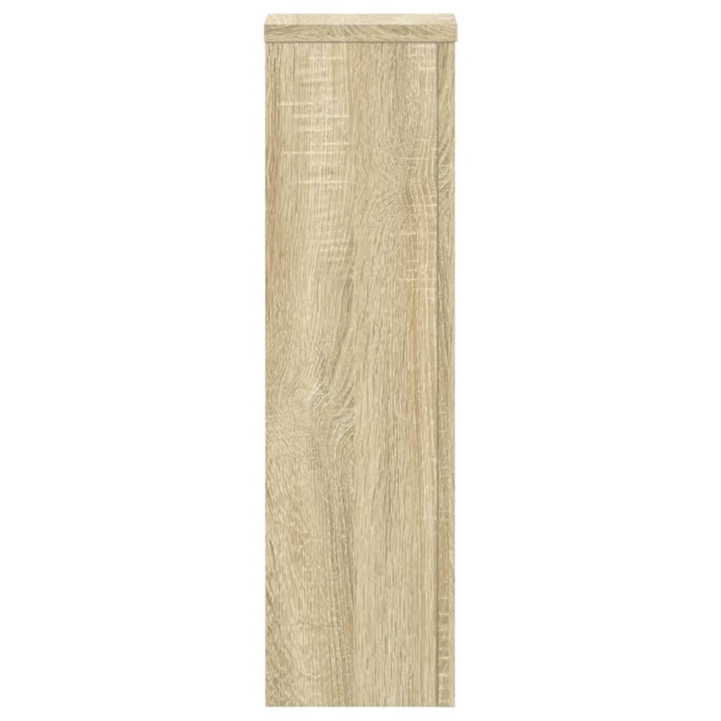Supporti per Piante 2 pz Rovere 17x17x60 cm in Multistrato | homemem39